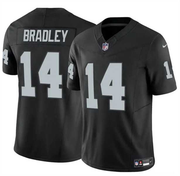 Men & Women & Youth Las Vegas Raiders #14 Carter Bradley Black F.U.S.E. Vapor Football Stitched Jersey->las vegas raiders->NFL Jersey